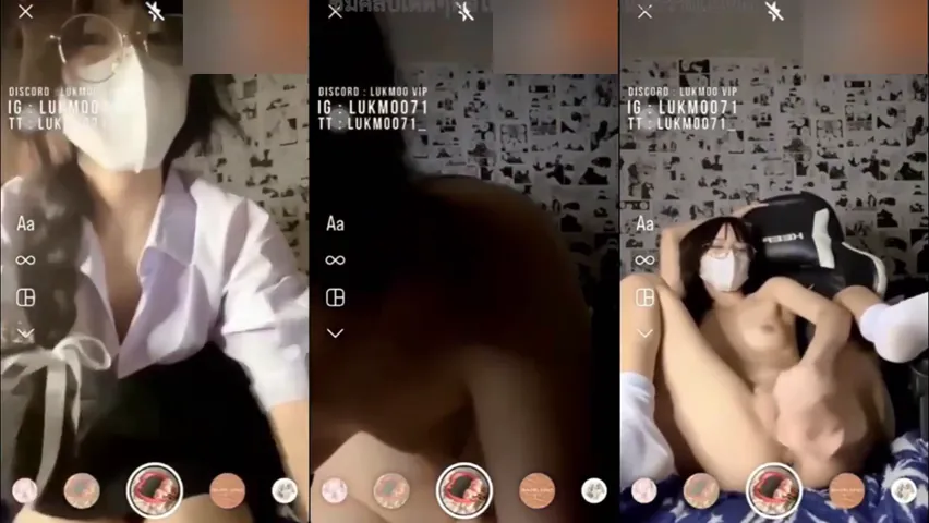 คลิปหลุด Lukmoo71 น้องลูกหมูโดนแอบถ่ายโชว์เบ็ดหีแตกพุ่งกระฉูด